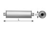 DINEX 49311 Middle Silencer, universal